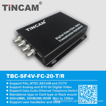 4 Channel Coaxial Video Transmitter and Receiver China Manufacturin